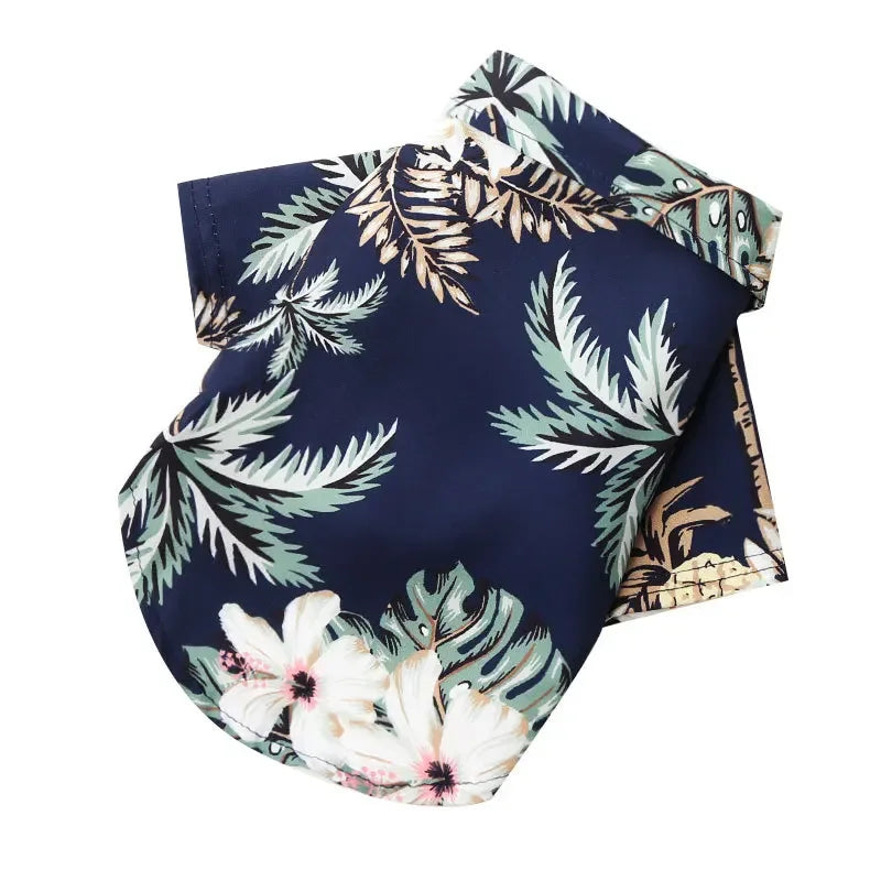 Summer Pet Clothes – Hawaiian Style Dog Shirt