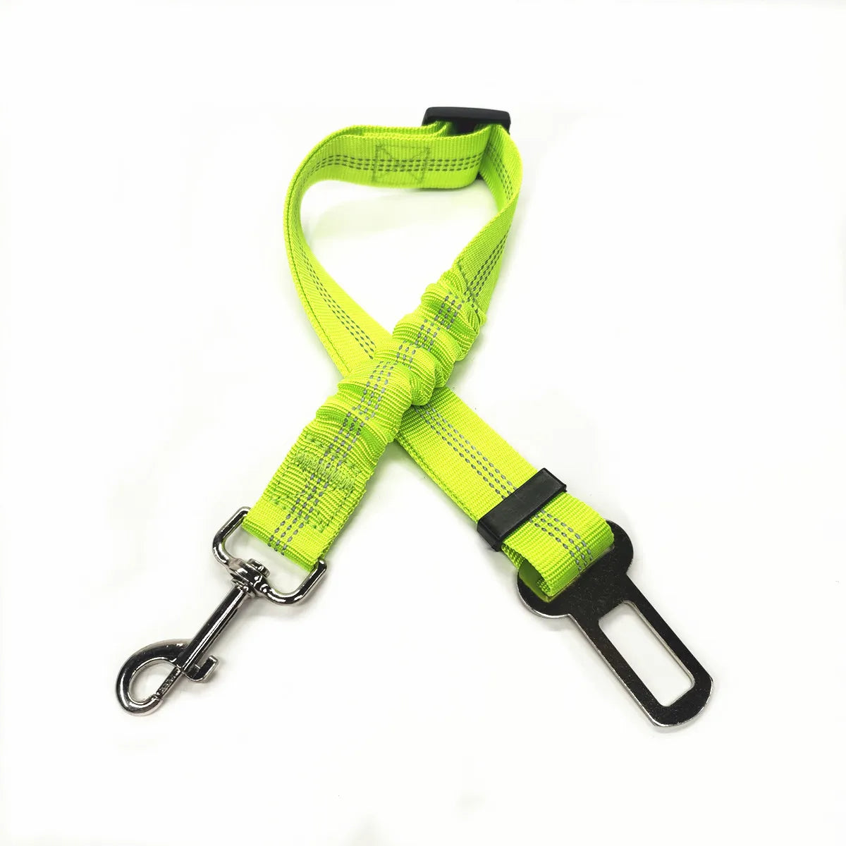 Adjustable Dog Car Seat Belt – Reflective & Padded Harness