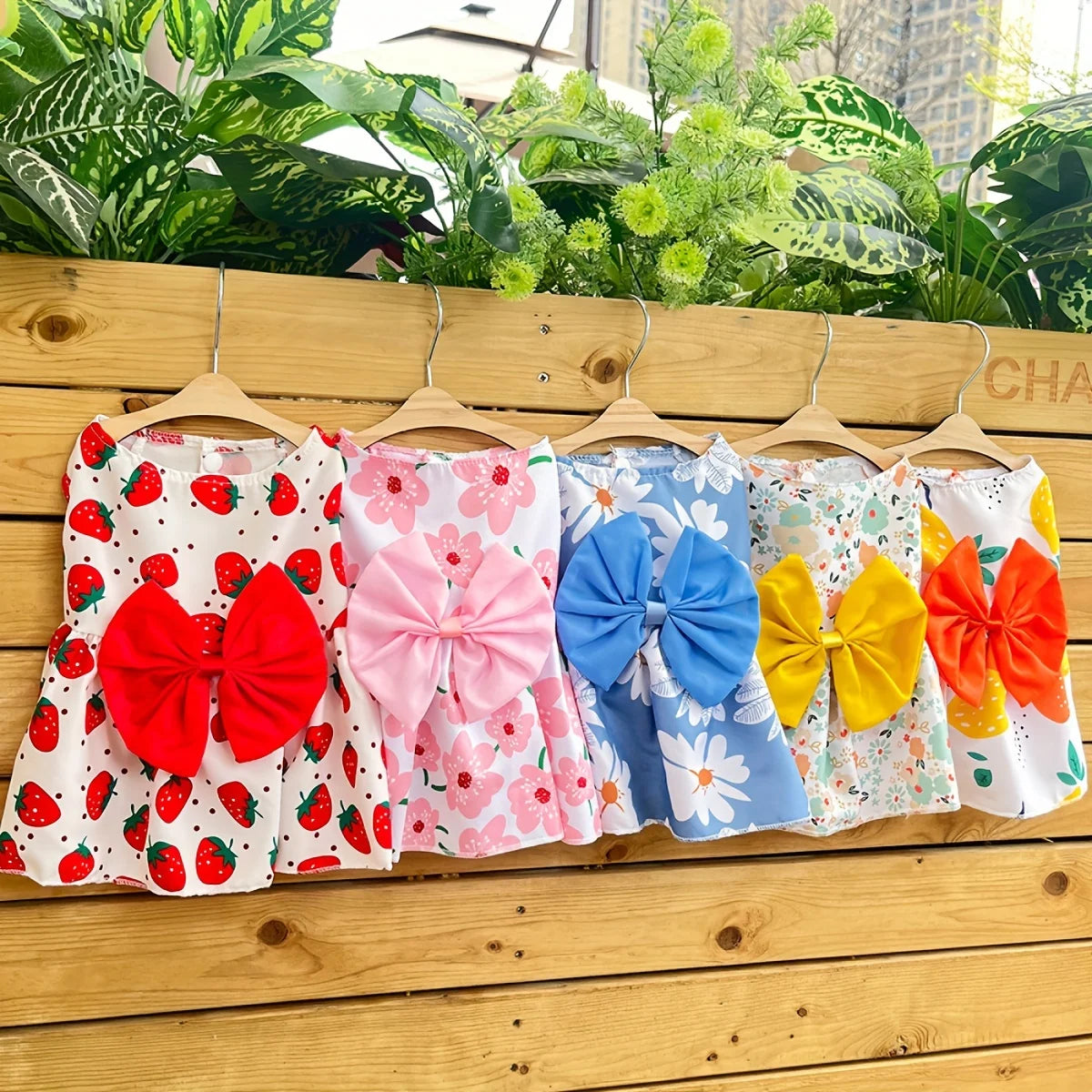 Summer Dog Dress – Floral Princess Outfit for Pets