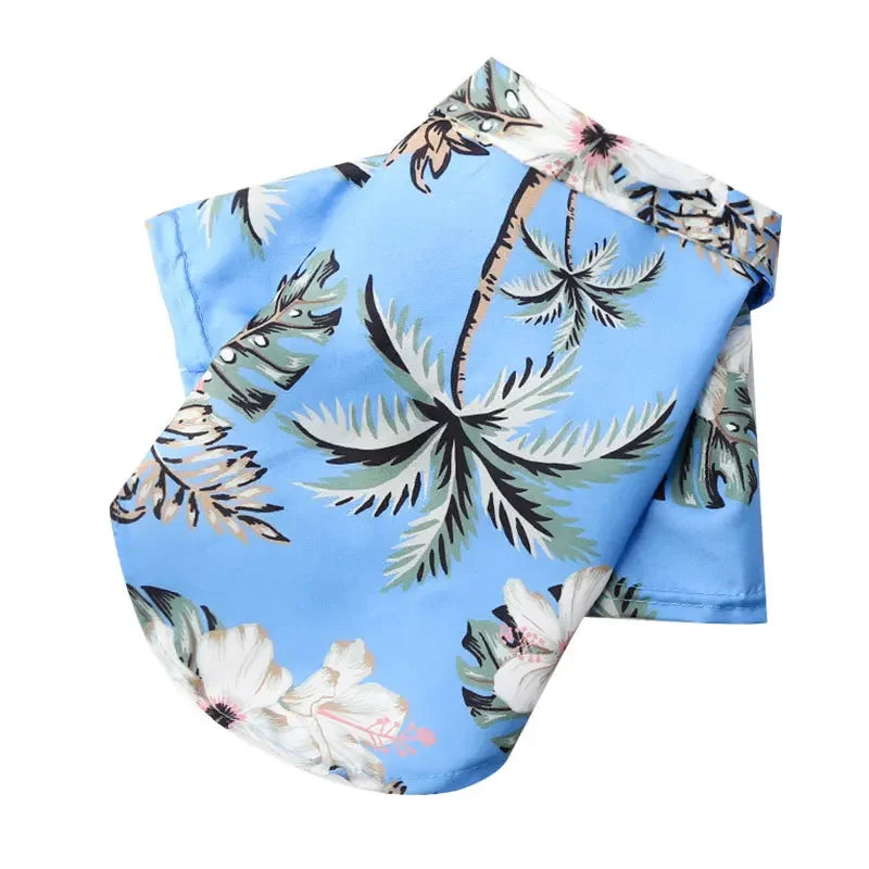 Summer Pet Clothes – Hawaiian Style Dog Shirt