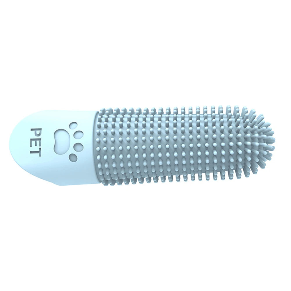 Pet Silicone Toothbrush – Teeth Cleaning for Dogs & Cats