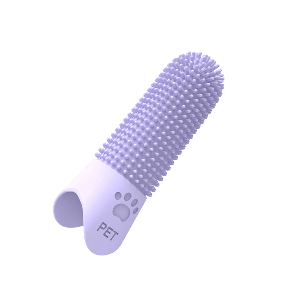 Pet Silicone Toothbrush – Teeth Cleaning for Dogs & Cats