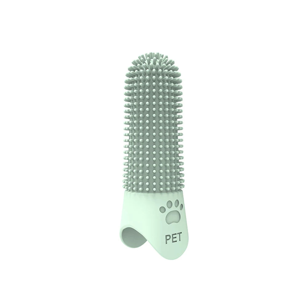 Pet Silicone Toothbrush – Teeth Cleaning for Dogs & Cats