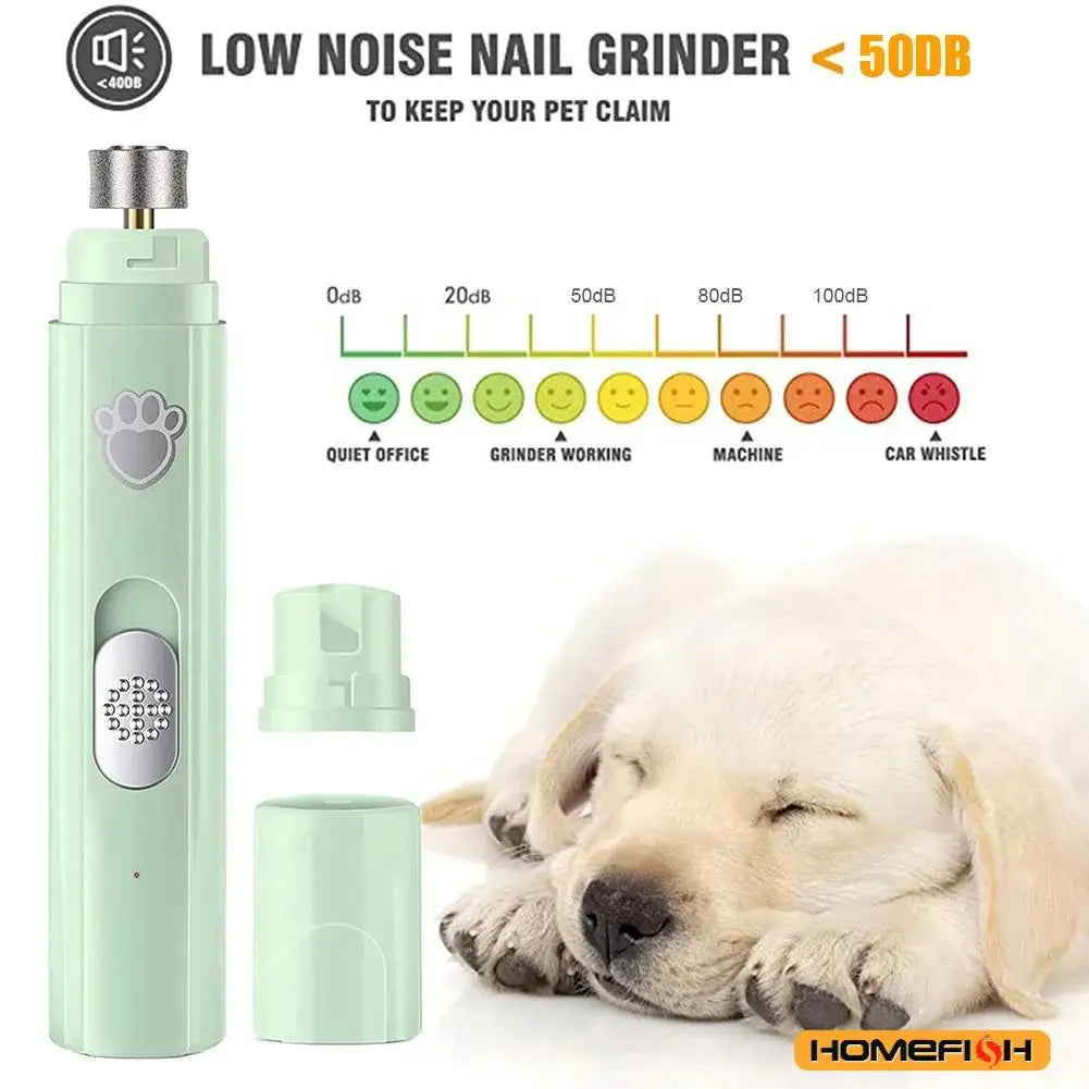 Electric Dog Nail Grinder – USB Pet Nail Trimmer
