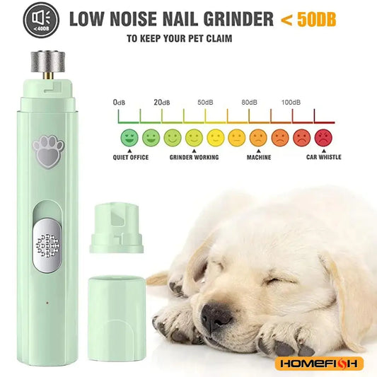 Electric Dog Nail Grinder – USB Pet Nail Trimmer
