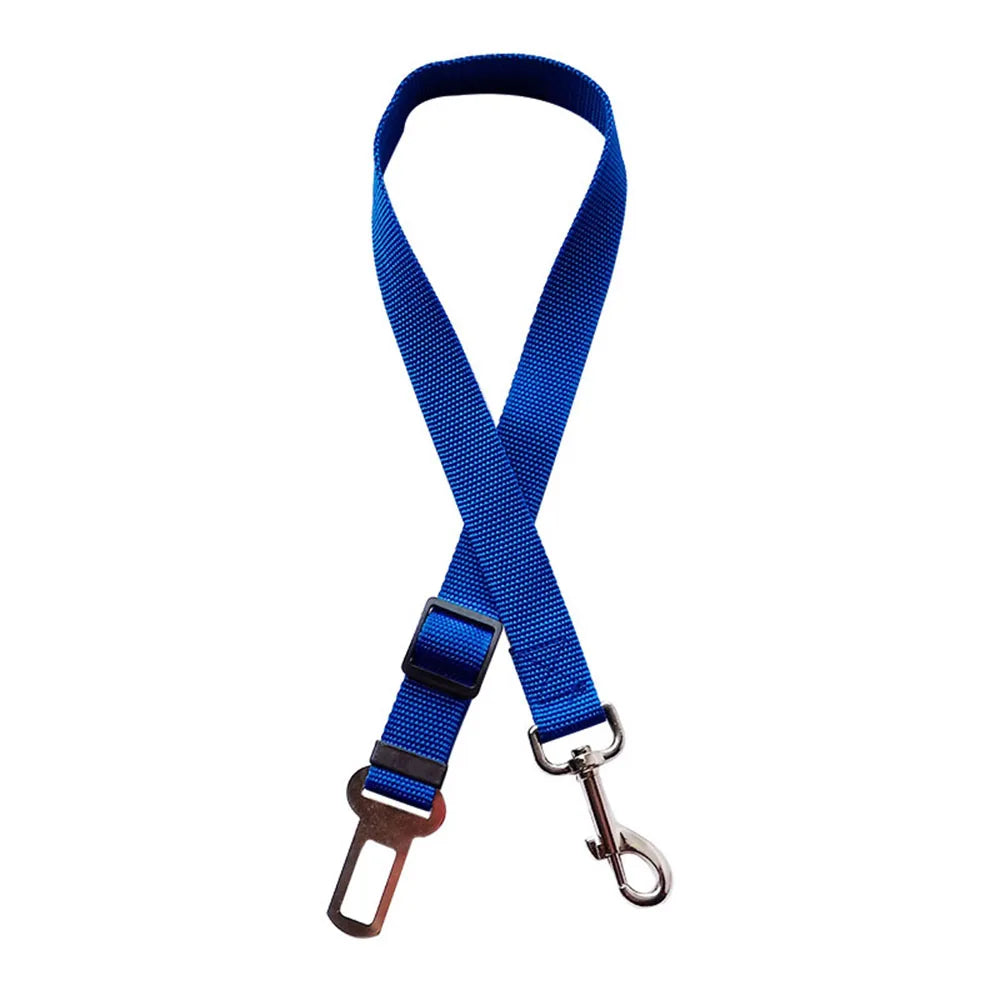 Adjustable Dog Car Seat Belt – Reflective & Padded Harness