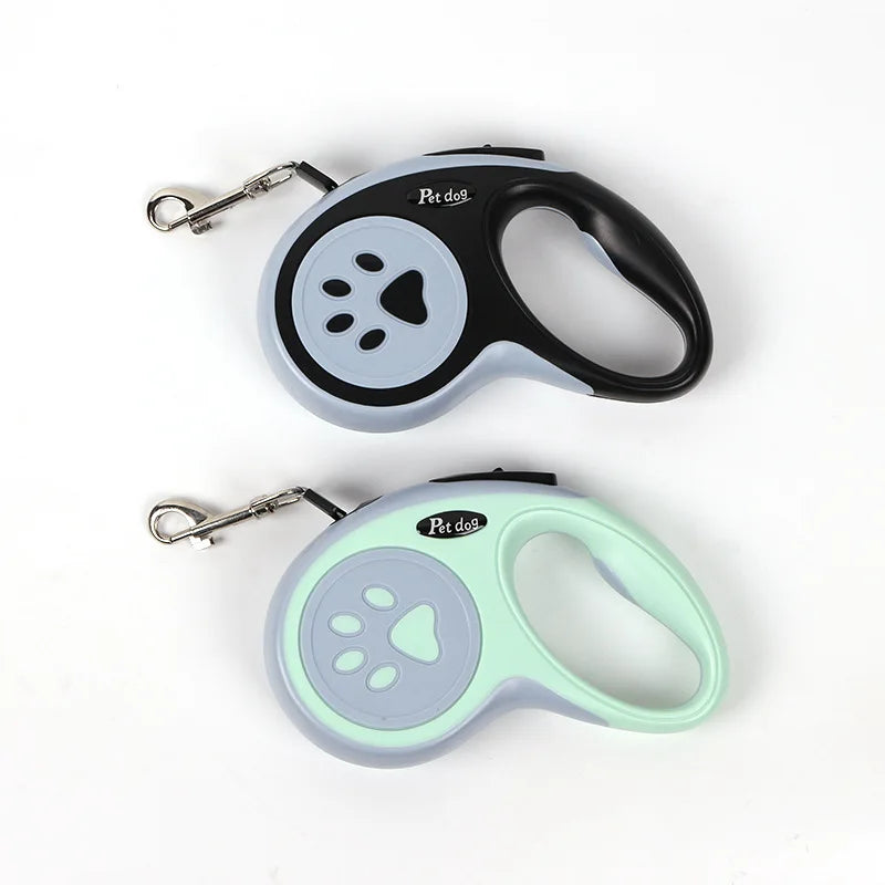 Retractable Dog Leash – Durable Nylon, 3m & 5m