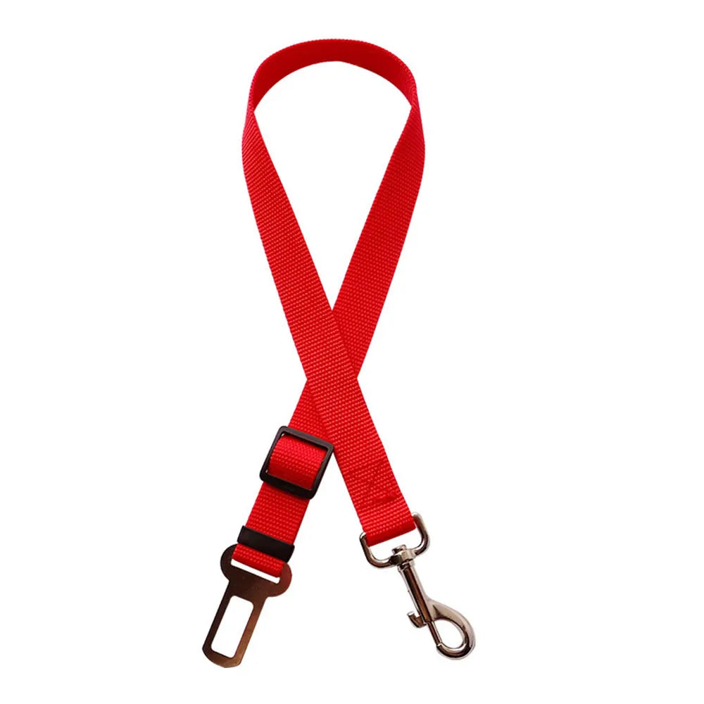 Adjustable Dog Car Seat Belt – Reflective & Padded Harness