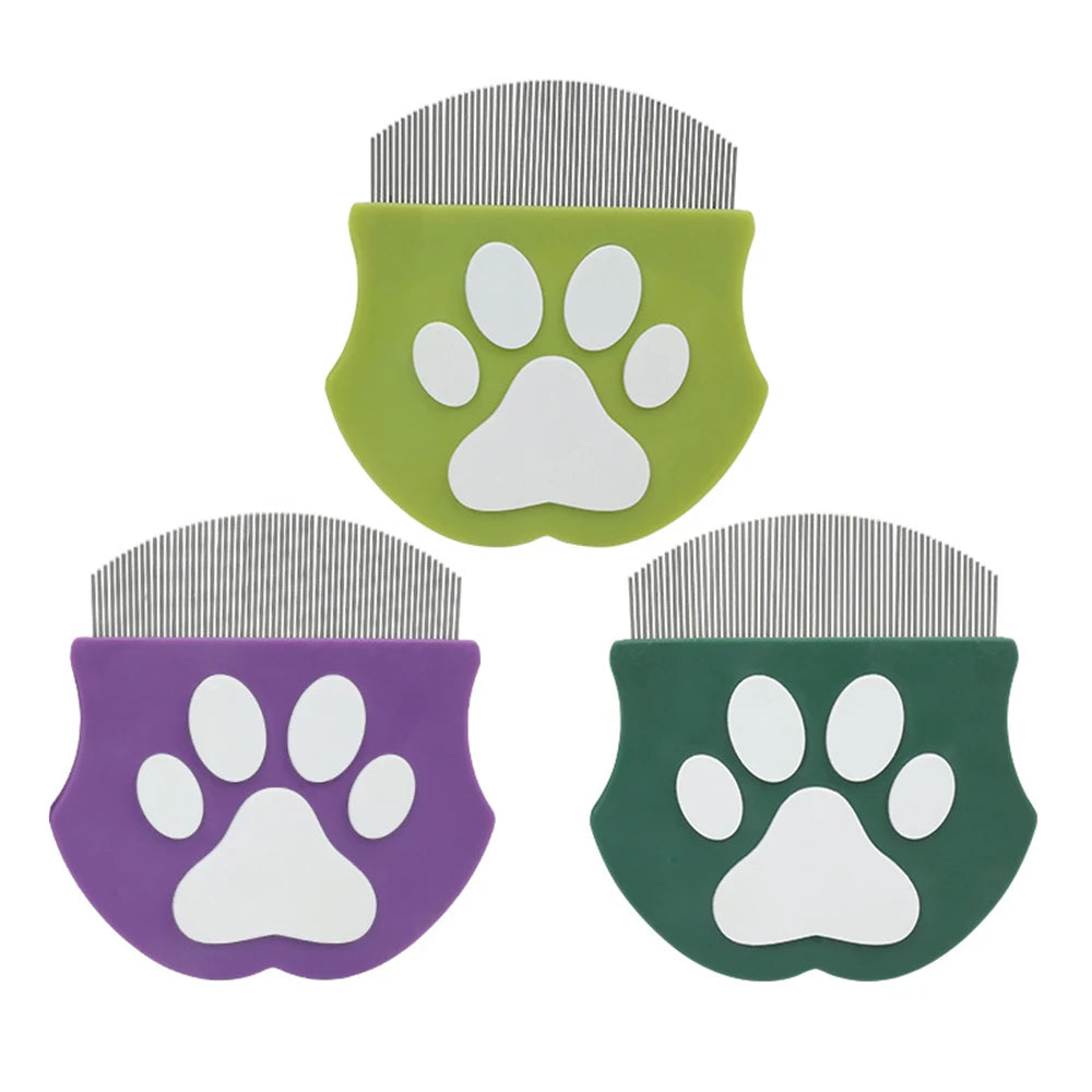 Pet Grooming Comb – Flea & Detangling Brush