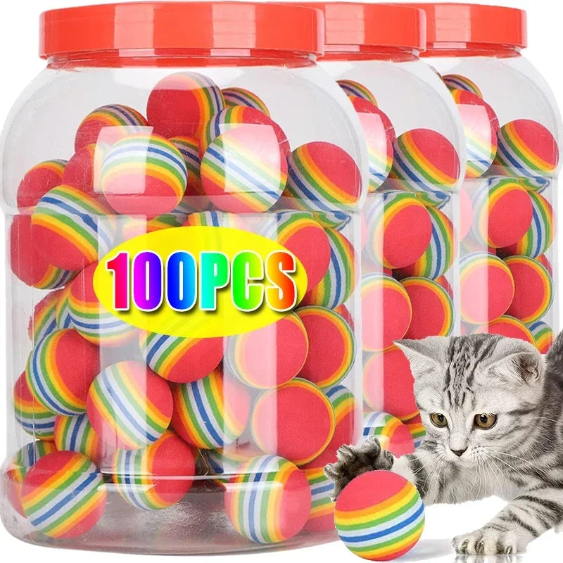 Interactive Pet Toy Balls – Soft EVA for Cats & Dogs