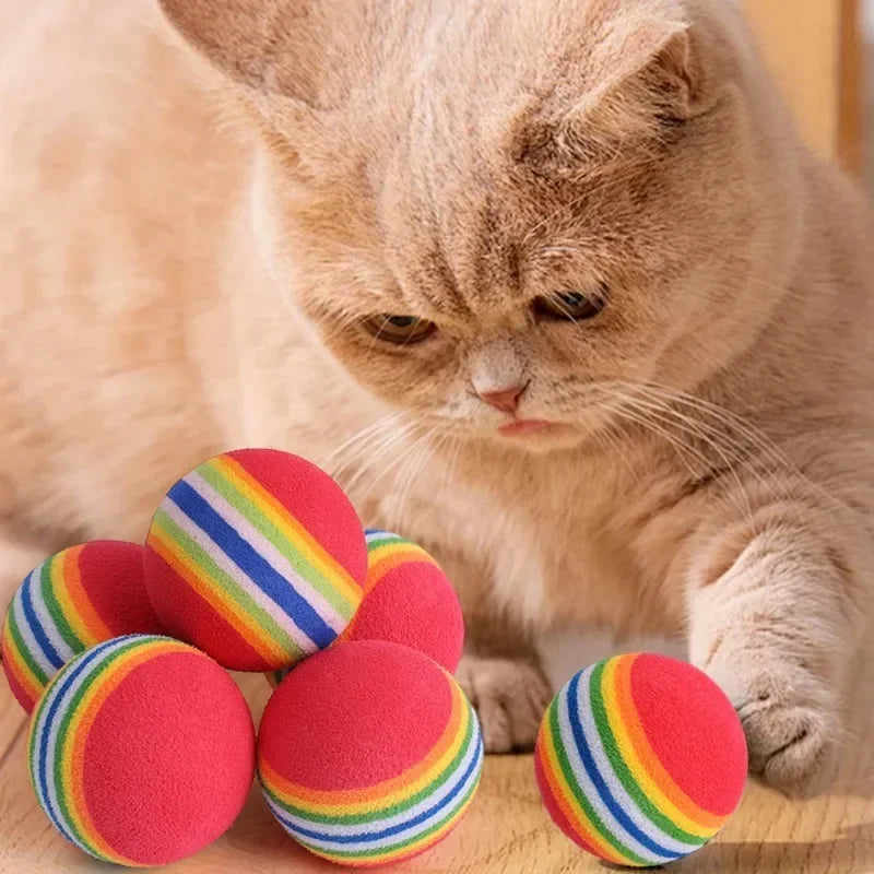 Interactive Pet Toy Balls – Soft EVA for Cats & Dogs