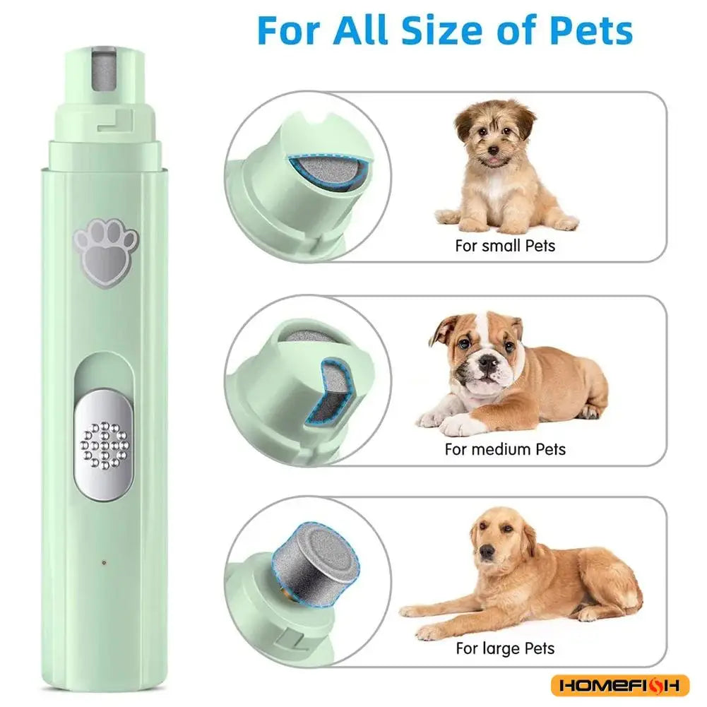Electric Dog Nail Grinder – USB Pet Nail Trimmer