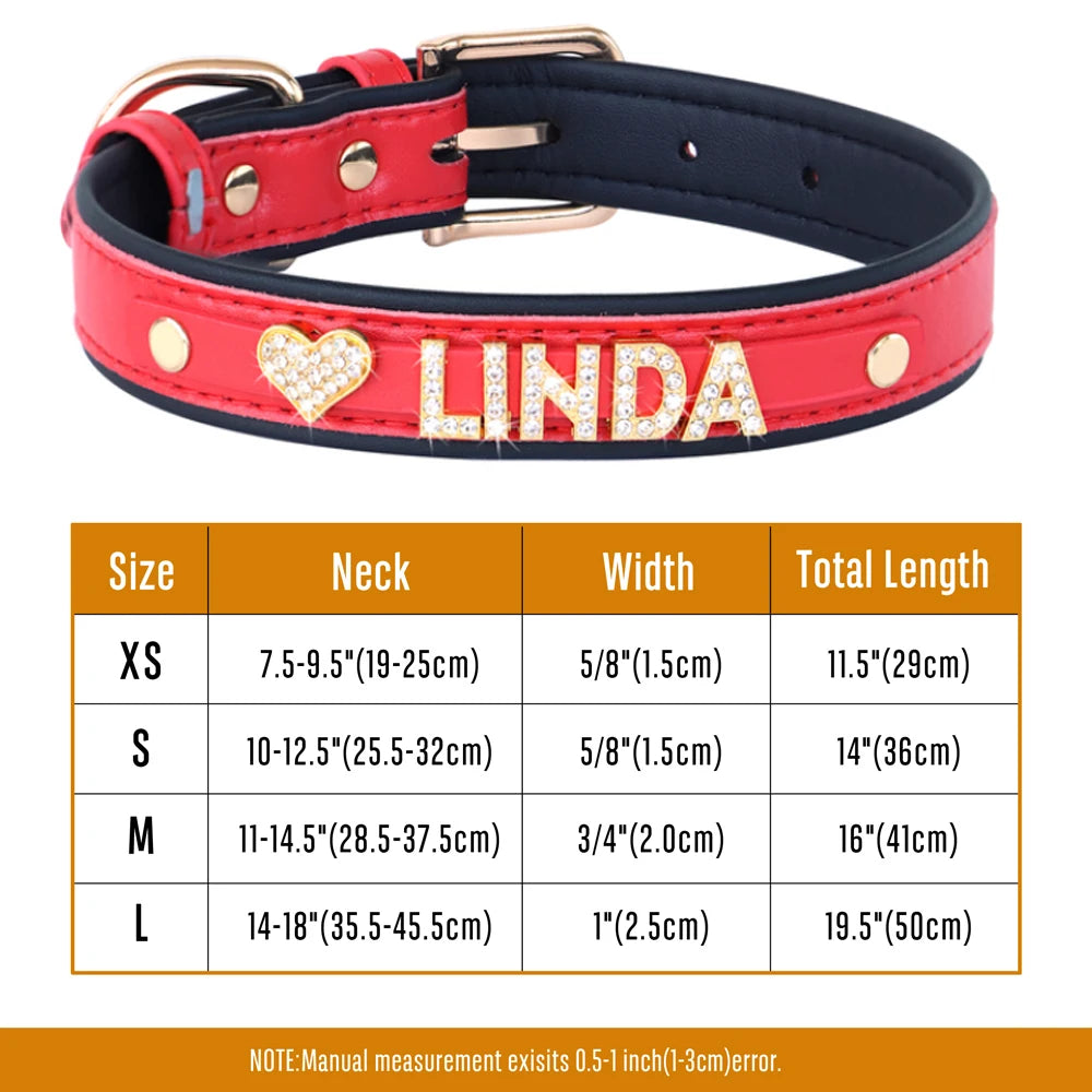 Personalized Bling Dog Collar – Crystal Rhinestone