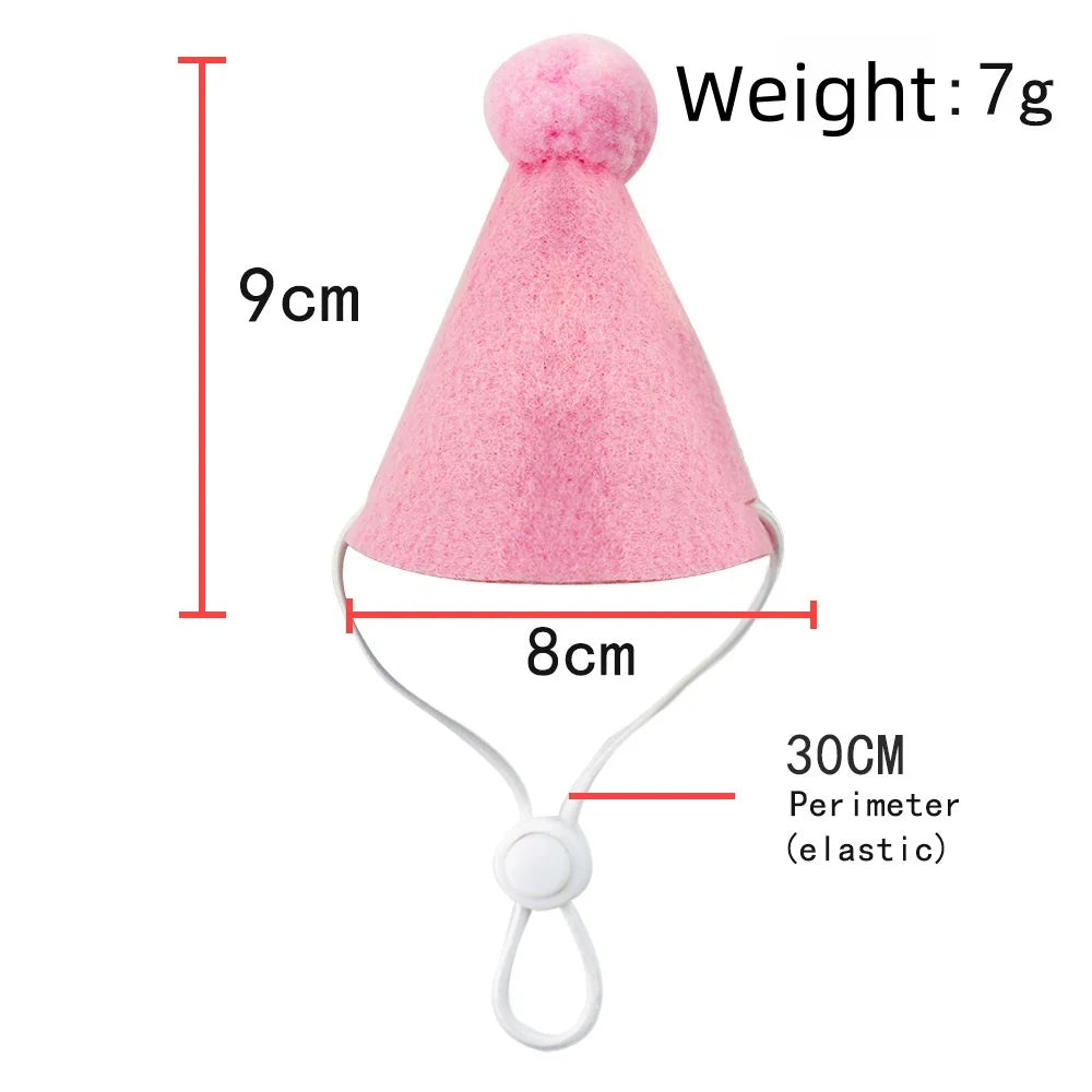 Pet Birthday Hat & Scarf Set – Adjustable Party Supplies