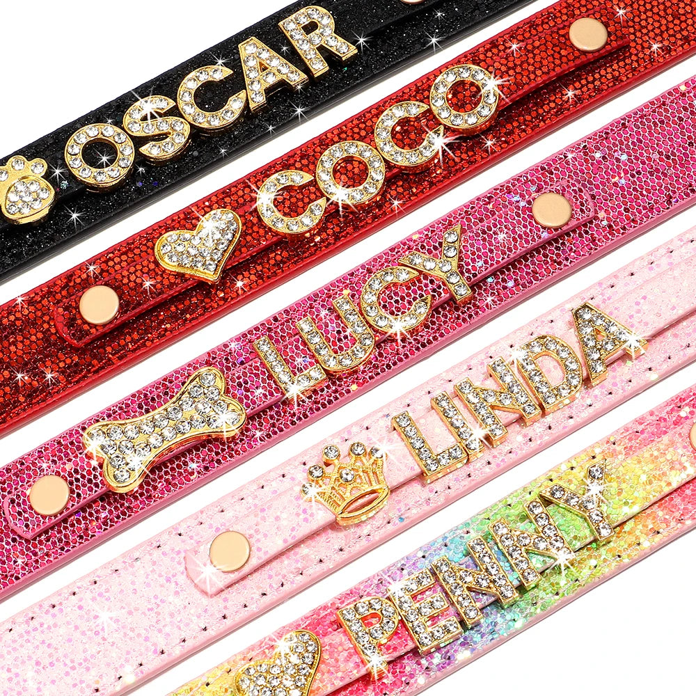 Personalized Bling Dog Collar – Crystal Rhinestone