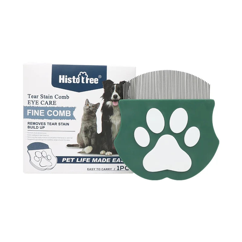Pet Grooming Comb – Flea & Detangling Brush