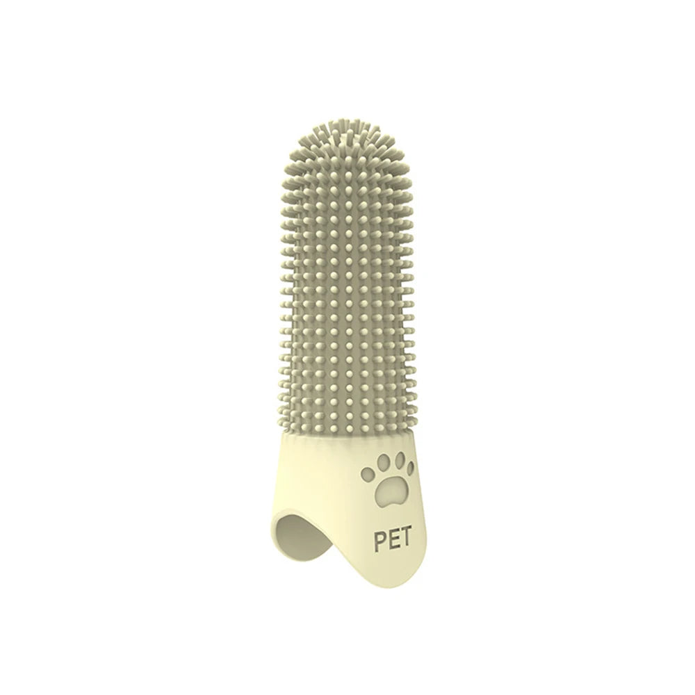 Pet Silicone Toothbrush – Teeth Cleaning for Dogs & Cats