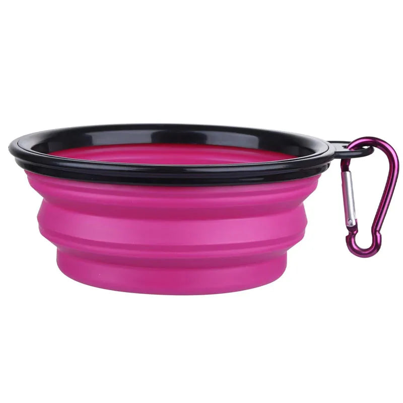 Portable Dog & Cat Bowl – 2-in-1 Travel Feeder