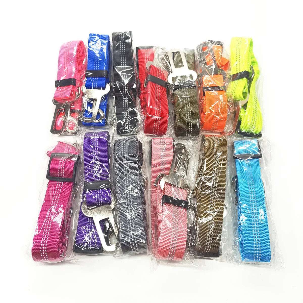 Adjustable Dog Car Seat Belt – Reflective & Padded Harness