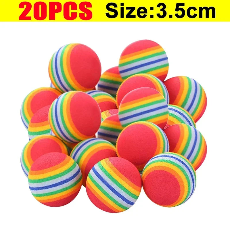 Interactive Pet Toy Balls – Soft EVA for Cats & Dogs