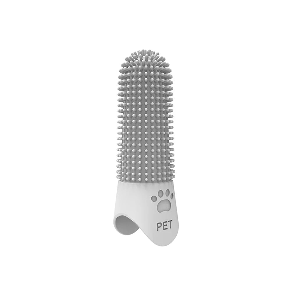 Pet Silicone Toothbrush – Teeth Cleaning for Dogs & Cats