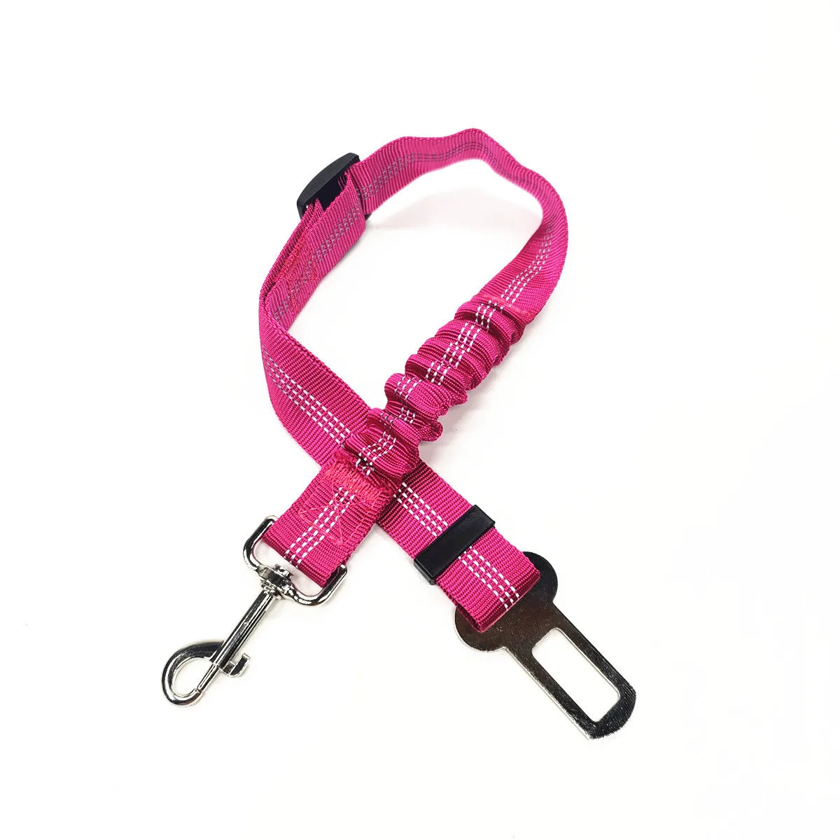 Adjustable Dog Car Seat Belt – Reflective & Padded Harness