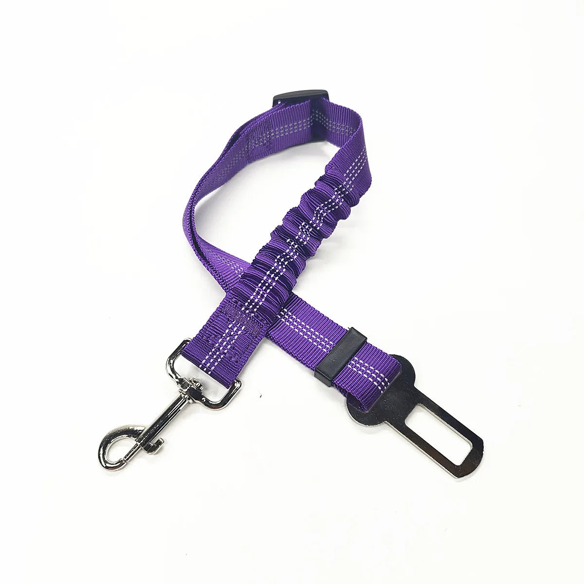 Adjustable Dog Car Seat Belt – Reflective & Padded Harness