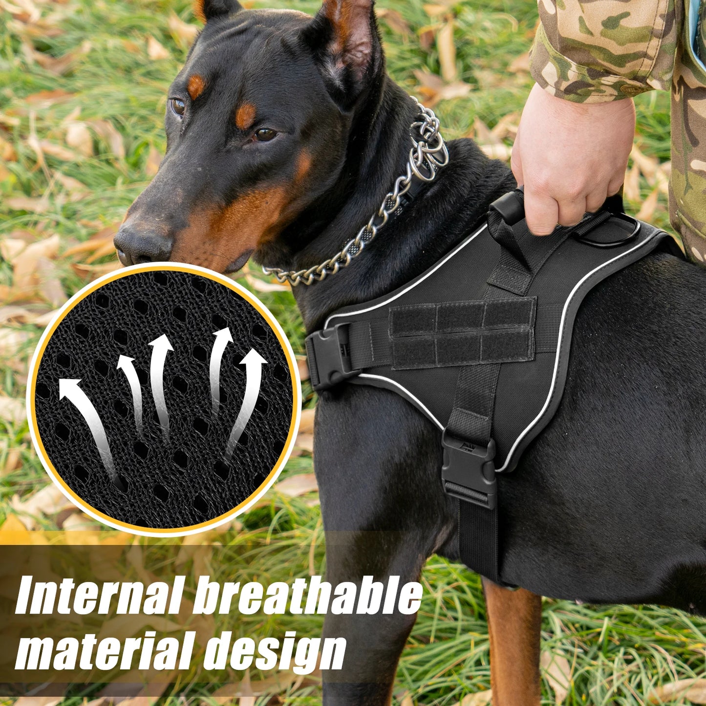Pet Training Vest – Tactical Dog Harness Explosion Proof