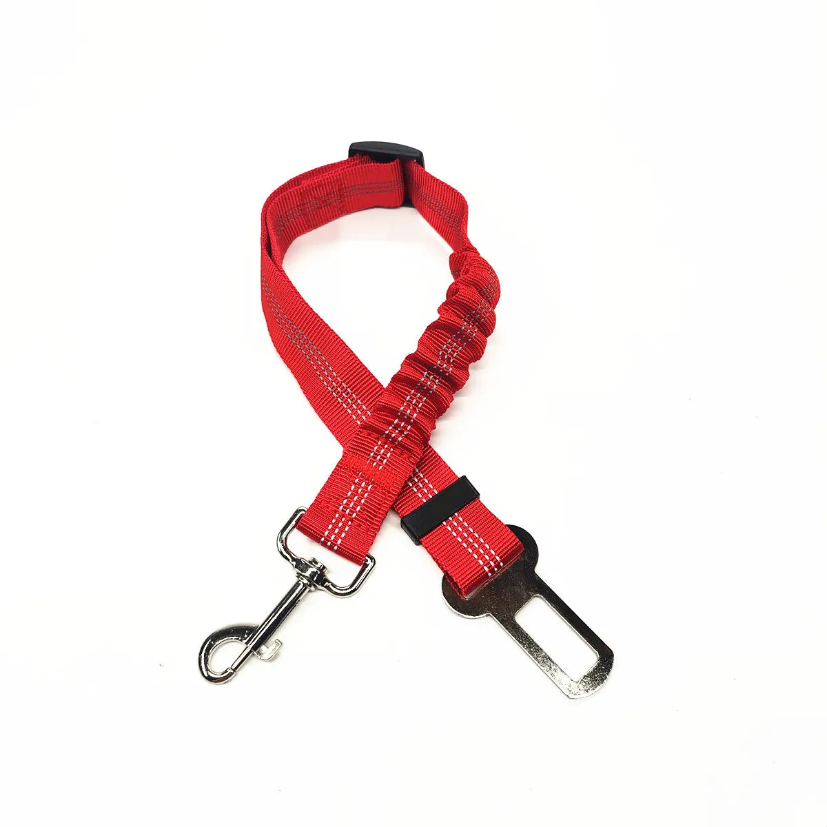 Adjustable Dog Car Seat Belt – Reflective & Padded Harness