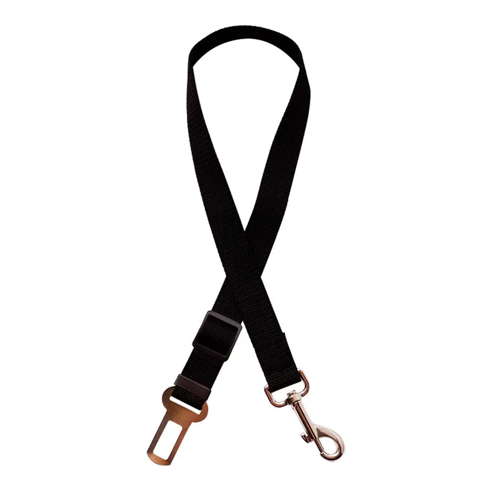 Adjustable Dog Car Seat Belt – Reflective & Padded Harness