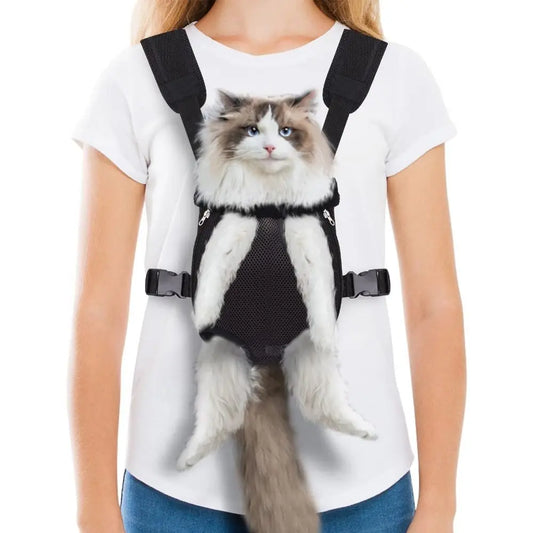 Adjustable Dog Carrier Backpack – Small Dogs & Cats"