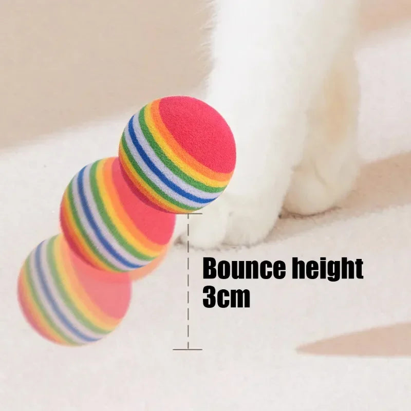 Interactive Pet Toy Balls – Soft EVA for Cats & Dogs