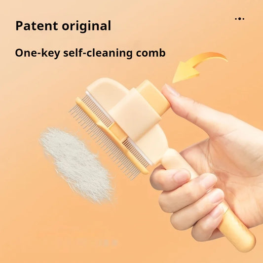 Pet Hair Removal Comb – Long & Short Fur Grooming Tool