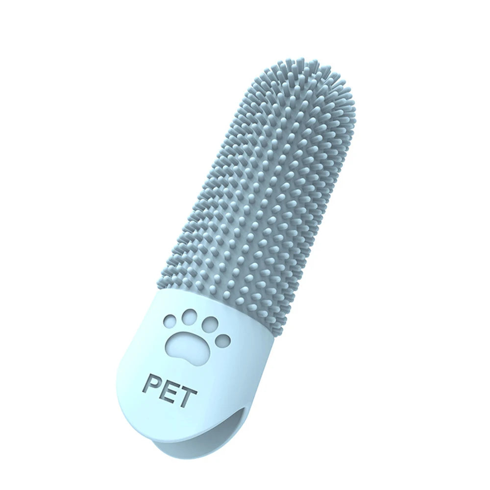 Pet Silicone Toothbrush – Teeth Cleaning for Dogs & Cats