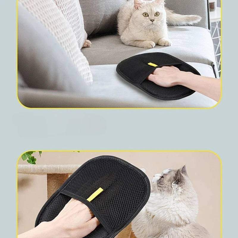 Dog & Cat Dehairing Gloves – Portable Hair Remove
