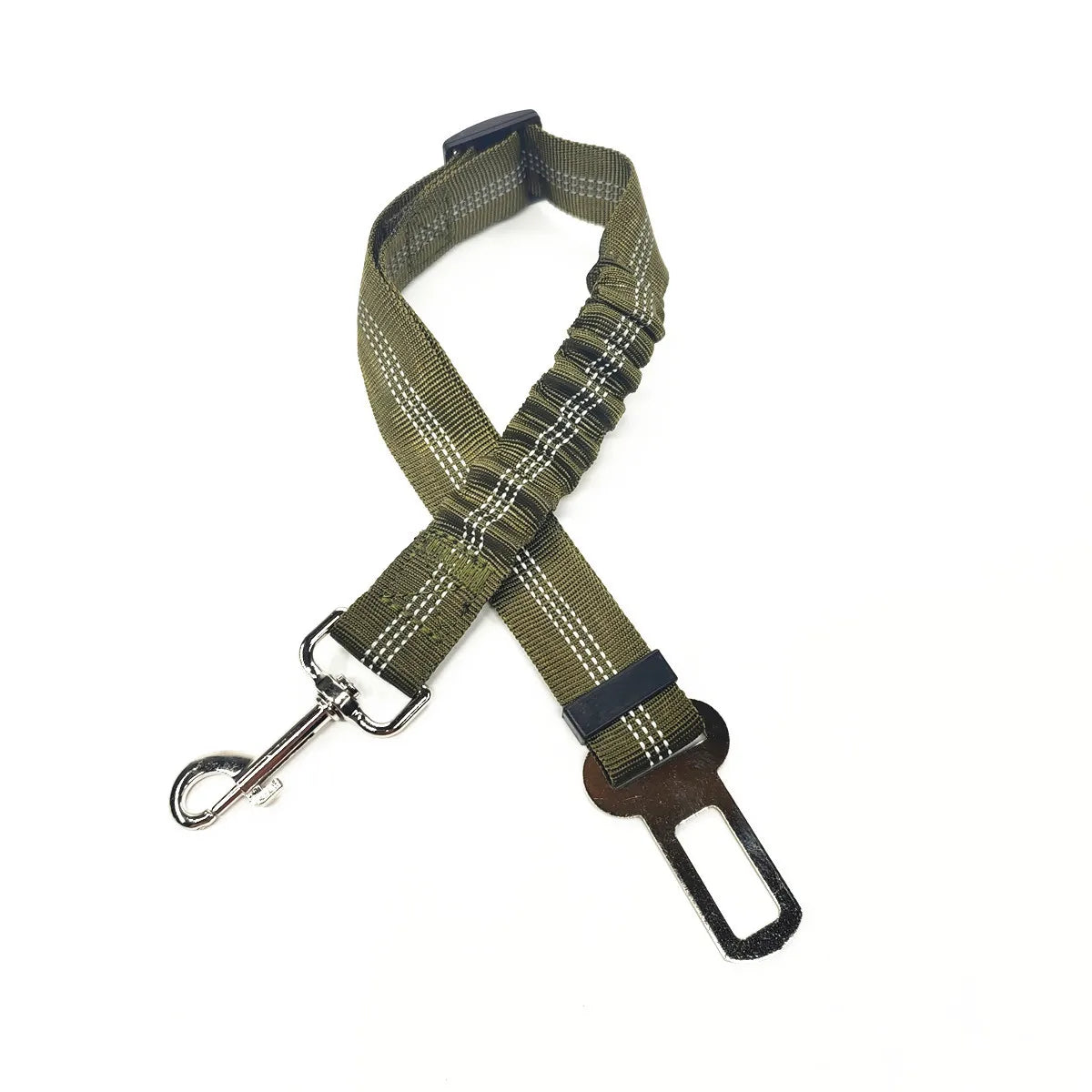 Adjustable Dog Car Seat Belt – Reflective & Padded Harness