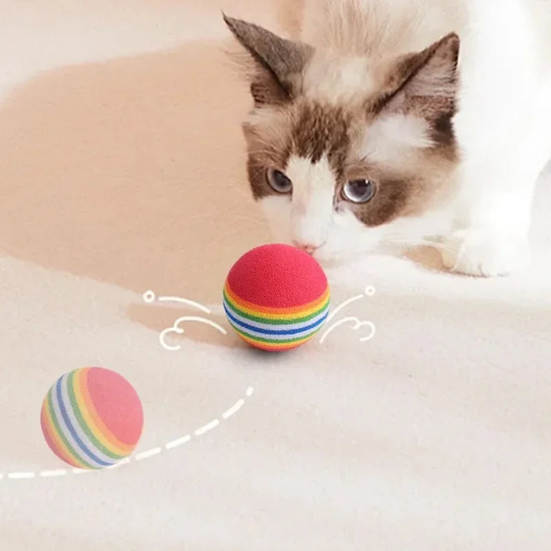 Interactive Pet Toy Balls – Soft EVA for Cats & Dogs