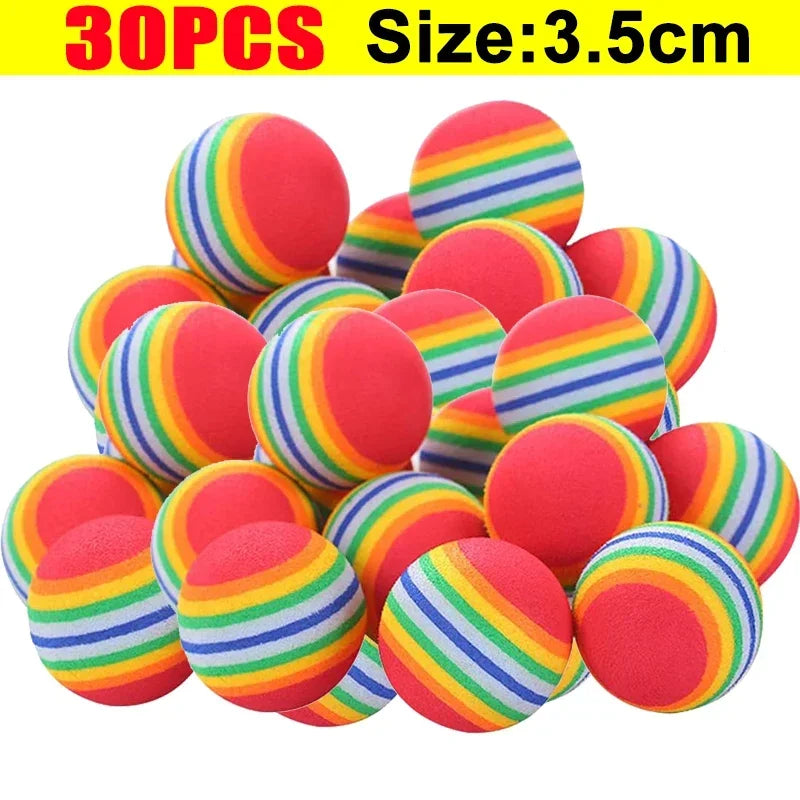 Interactive Pet Toy Balls – Soft EVA for Cats & Dogs