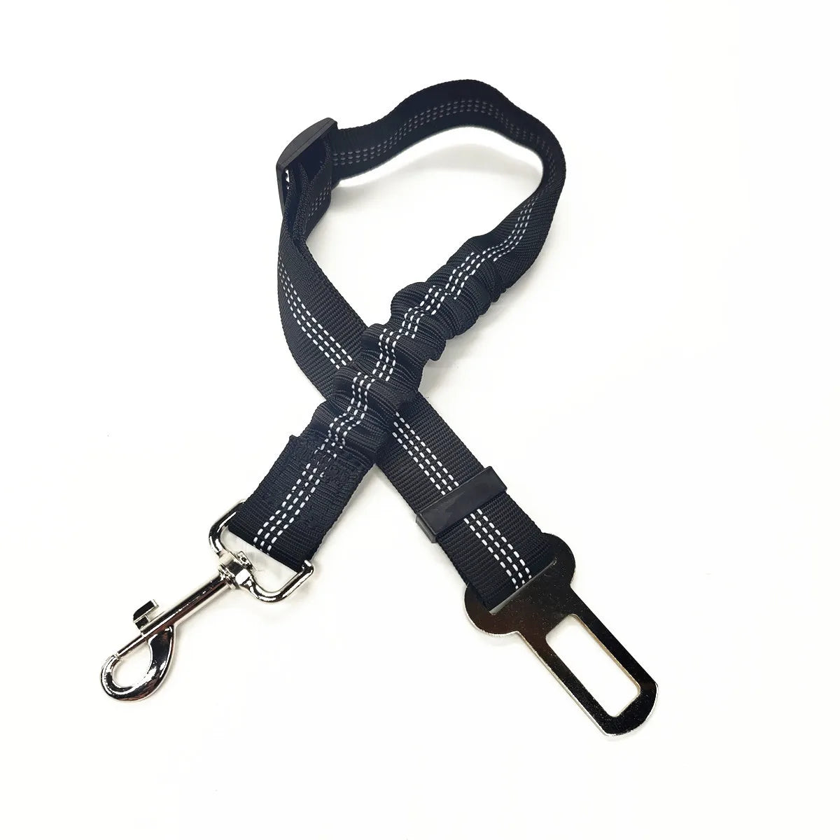 Adjustable Dog Car Seat Belt – Reflective & Padded Harness
