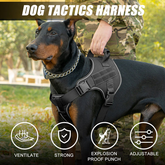 Pet Training Vest – Tactical Dog Harness Explosion Proof