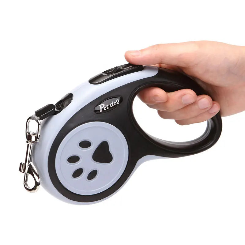 Retractable Dog Leash – Durable Nylon, 3m & 5m