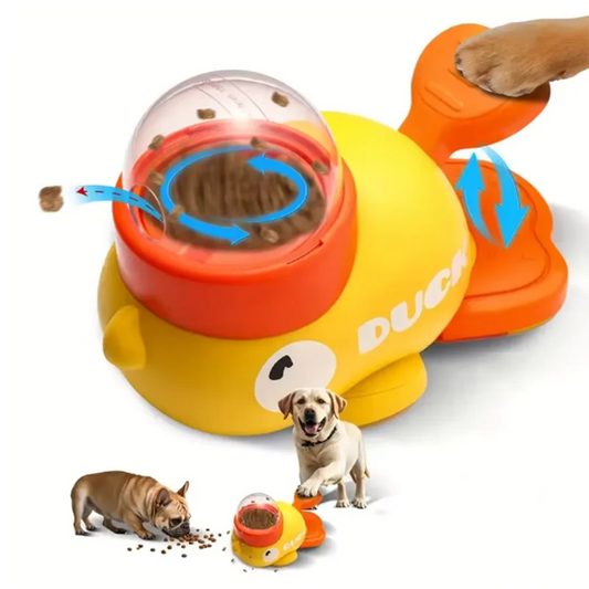 Interactive Duck Treat Dispenser – Cat & Dog Toy