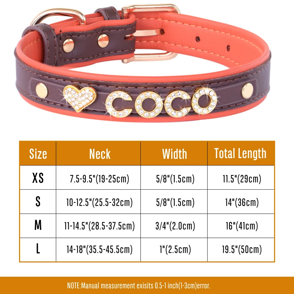 Personalized Bling Dog Collar – Crystal Rhinestone