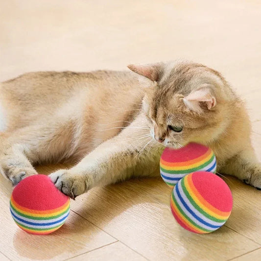 Interactive Pet Toy Balls – Soft EVA for Cats & Dogs