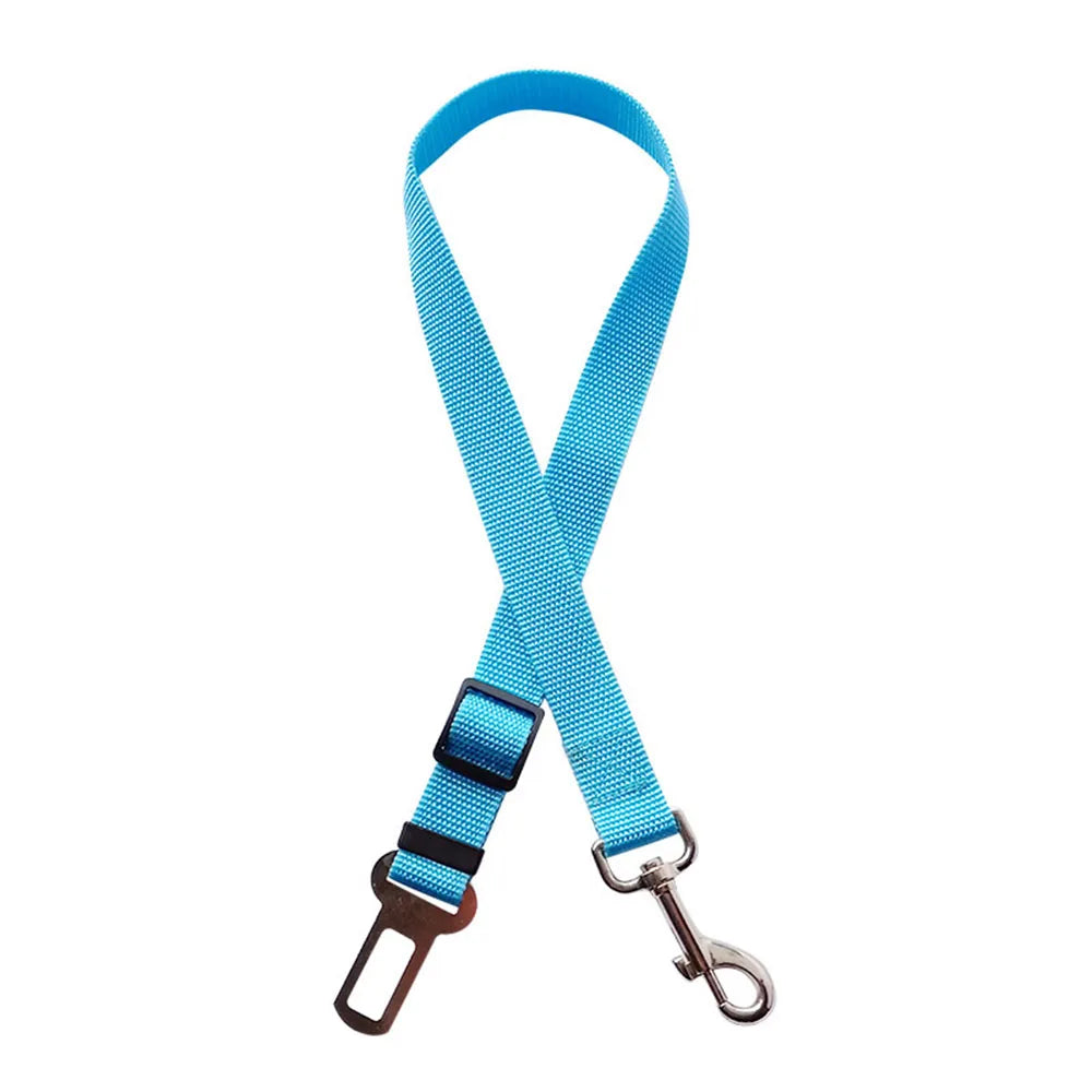 Adjustable Dog Car Seat Belt – Reflective & Padded Harness